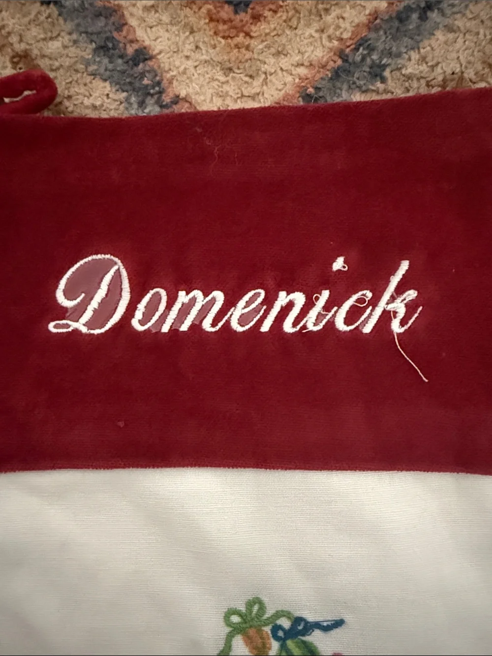 Pottery Barn Domenick Stocking